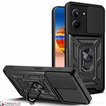 5in1 smūgiams atsparus dėklas su žiedu ir kameros apsauga (Realme 10)